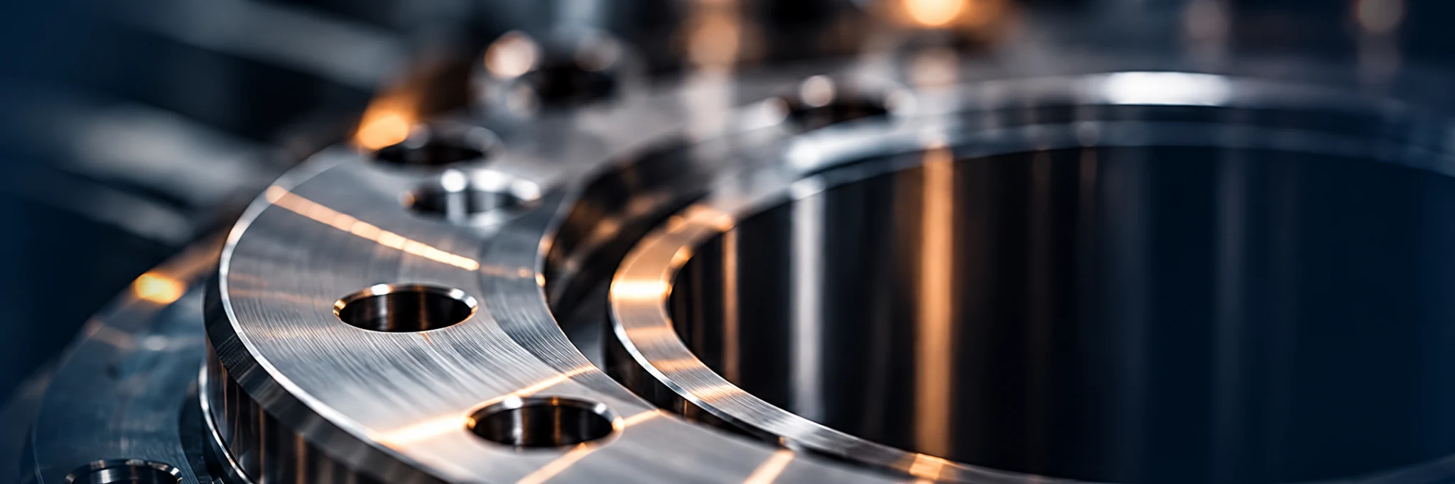 Detail eines industriellen Präzisionsbauteils